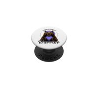 Eating Disorder Awareness Ribbon Bear Pride Eating Disorder PopSockets Adhesive PopGrip