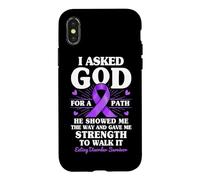 Eating Disorder Recovery Anorexia Warrior Case for iPhone X/XS