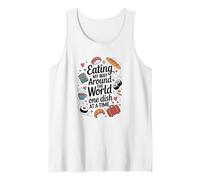Eating My Way Around The World, Traveler Foodie Tank Top