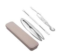 Eating Utensils Seafood Tool Set Cracker Shell Opener Pick Fork Precision Tools Extraction Less Mess Simple To Carry Suitable for kitchen use banquet catering, style to 1