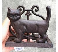 EatingBiting 5.3”x4.5”x2.6” Vintage Cast Iron Napkin Holder Cat Freestanding Tissue Dispenser Decor Status Tissue paper holder wrought iron napkin holder tissue box tissue rack wedding party supplies