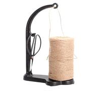 EatingBiting Cast Iron Garden Twine Holder Set 1300ft Natural Jute Twine String Rope Rack & Scissors Decorative & Practical Home Arts Crafts Tools Wrapping Packing Gardening