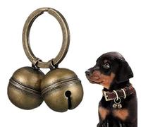 EatingBiting Dog Copper Bells for Pet Tracking 2 Extra Loud Dog Cat Bells with Quick Clips for Collar,Copper Bells with Quick Clips