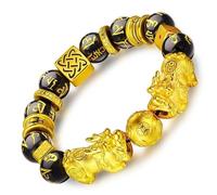 EatingBiting Pixiu Bracelet Chinese Good Lucky Charm Feng Shui Pi Yao Wealth Good Luck Bracelets Jewelry Lucky Unisex Bracelets