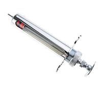 EatingBiting（R）20ml Reusable Stainless Steel Hypodermic Veterinary Animal Syringe Glass for Lab/Quality Stainless Steel/Simple Structure/with Locking Screws Simple Operation
