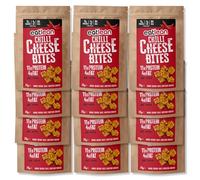 EATLEAN CHEESE BITES | Baked Cheese Snacks | Keto Friendly Snack, Low Carb, High Protein, Gluten Free, Vegetarian | 100% Eatlean Cheese | Multipack (12 x 20g Packs, Chilli)