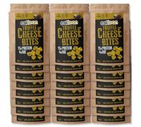 EATLEAN CHEESE BITES | Baked Cheese Snacks | Keto Friendly Snack, Low Carb, High Protein, Gluten Free, Vegetarian | 100% Eatlean Cheese | Multipack (24 x 20g Packs, Truffle)