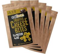 EATLEAN CHEESE BITES | Baked Cheese Snacks | Keto Friendly Snack, Low Carb, High Protein, Gluten Free, Vegetarian | 100% Eatlean Cheese | Multipack (5 x 20g Packs, Truffle)