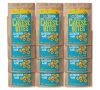 EATLEAN CHEESE BITES | Baked Cheese Snacks | Keto Friendly Snack, Low Carb, High Protein, Gluten Free, Vegetarian | 100% Eatlean Cheese | Multipack (12 x 20g Packs, Original)
