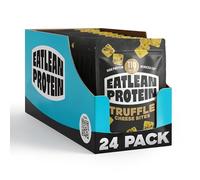 Eatlean - Cheese Bites, Truffle Flavour Cheese Snacks with 11g of Protein, Vegetarian, Gluten-Free, and Keto Snacks, 83 Calories, 4g of Fat, 20g Bags, 24-Pack