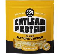 Eatlean Protein Mature Grated Protein Cheese 10 x 180g 1.8kg) | Lactose Free, High Protein Cheddar, Reduced Fat, Low Carb, Keto Friendly, Vegetarian