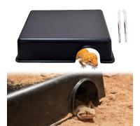 EatnMgan Reptile Hide Box,Snake Hide,Reptile Hides Cave for Tank,Small Animal Hideaway,Easy to Clean,for Snakes,Lizards,Leopard Gecko and Baby Ball Python(9.45"x2.36"x6.85")