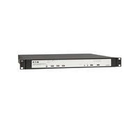 Eaton 16-Port Rack KVM Over IP Switch, Cat5/Cat5e, Virtual Media KVM, 4 Users (Remote + 1 Local User), Free Software, VGA or HDMI KVM, 1U Rackmount, TAA Compliant, 3-Year Warranty (B064-016-04-IPH)