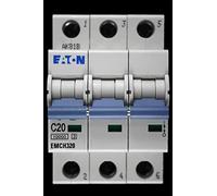 Eaton 20 AMP Type C 10 KA MCB Circuit Breaker Triple 3 Pole 400V EMCH320 AL82F