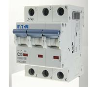 Eaton 20 AMP Type C 10 KA MCB Circuit Breaker Triple 3 Pole 400V EMCH320 AL82F