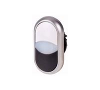 Eaton 216704-WH M22-DDL-WS Double Head Pushbutton White/Black