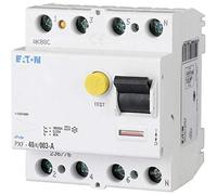 Eaton PXF RCCB 63A 4-pin 0.3A 400V AC compact residual current breaker