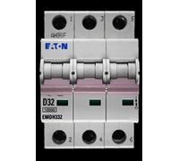 Eaton 32 AMP Type D 10 kA MCB Circuit Breaker Triple 3 Pole 400V EMDH332 AL71B BS EN 60898