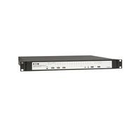Eaton 32-Port Rack KVM Over IP Switch, Cat5/Cat5e, Virtual Media KVM, 4 Users (Remote + 1 Local User), Free Software, VGA or HDMI KVM, 1U Rackmount, TAA Compliant, 3-Year Warranty (B064-032-04-IPH)
