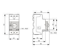 Eaton 3P Motor Protection Circuit Breaker 4-6.3A - 039425