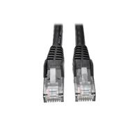 Eaton Cat6 Gigabit Snagless Molded UTP Patch Ethernet Cable, RJ45 Male-to-Male Cable, Black, 7 Feet / 2.1 Meters (N201-007-BK)