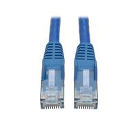 Eaton Cat6 Gigabit Snagless Molded UTP Patch Ethernet Cable, RJ45 Male-to-Male Cable, Blue, 10 Feet / 3 Meters (N201-010-BL)