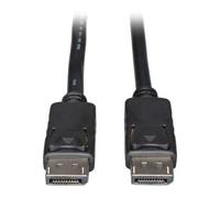 Eaton DisplayPort Cable with Latches, DP to DP, Male-to-Male Connectors, 4K @ 60Hz Quality, Black, 6 Feet / 1.83 Meters (P580-006)