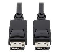 Eaton DisplayPort Cable with Latches, DP to DP, Male-to-Male Connectors, 4K @ 60Hz Quality, Black, 6 Feet / 1.83 Meters (P580-006)