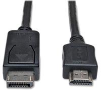 Eaton DisplayPort to HDMI Cable Adapter, DP to HDMI, Male-to-Male, 1080P HD Res