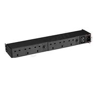 Eaton Power Distribution Unit EFLX6B – 6 AC Outlets, 1U Rack-Mountable, 220-240V Black
