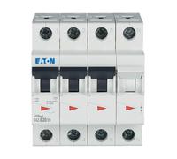 Eaton FAZ 3P+N MCB Circuit Breaker 20A B-Curve 15kA - 278950