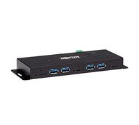 Eaton Industrial 7-Port USB-C Hub, USB 3.x Gen 2 (10Gbps), 4x USB-A and 3x USB-C Ports, 15Kv ESD Immunity, 2Kv Surge