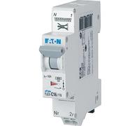 EATON MODULAR CIRCUIT BREAKER PH/N - WHITE - GREY CONTROL - 1P+N / 16 A - C CURVE - Direct connection without screws 109130 (PLGC4-C16/1N)