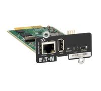 Eaton NETEMP-M3 Bundle Network Card + Environmental Probe - Gigabit Connectivity for Reliable Monitoring, High-Speed Performance, Temperature & Humidity Sensing, Black (B0F48SXCK1)