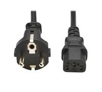 Eaton P054-01M-EU power cable Black 1 m CEE7/7 IEC C13