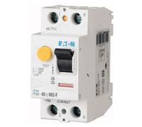 Eaton PFIM-25 RCCB 25A 0.03A 230V tripped display mixed frequency