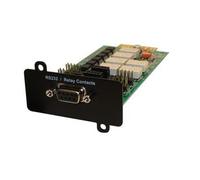 Eaton Relay Card-MS. Output interface: Serial. Product colour: Multicolour. Width: 66 mm Depth: 132 mm Height: 132 mm. Connectivity technology: Wired Compatibility: Eaton 5P 5PX 9SX 9PX 9E 93PM 93PS 9