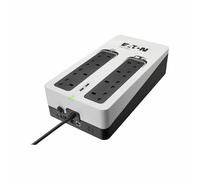 Eaton Serie 3S Gen2 Off-Line UPS - 3S700B - 700VA/420W, 8× BS Outlets (4 Battery + Surge, 4 Surge-Only), 2× USB-A Charging, RJ45 Surge Protection, Black & White (B0B3RSK9BD)
