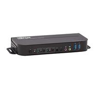 Eaton Tripp Lite 2-Port DisplayPort/USB KVM Switch - 4K 60 Hz, HDR, HDCP 2.2, IR, DP 1.4, USB Sharing, USB 3.0 Cables (B005-DPUA2-K)