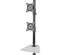 Tripp Lite Dual Vertical Desk Mount Monitor Stand Swivel Tilt Rotate 15-27 Inch (DDR1527SDC)