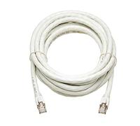 Eaton Tripp Lite N272-015-WH - Cat8 Serie Snagless Ethernet Cable - 25G/40G High-Speed S/FTP 22 AWG Performance, PoE-Ready, EMI/RFI Shielded, Durable Strain-Relief Design, White (B084BP137L)