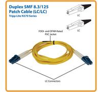 Eaton Tripp Lite N370-05M Duplex Singlemode 9/125 Fiber Patch Cable Lc/Lc 5M 16