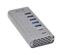 Eaton Tripp Lite Series USB C Hub 3.2 Gen 2 with 5 USB-A and 2 USBC Ports, Up to 10 Gbps Data Transfer, 7.5W Charging, Plug-and-Play, Laptop Docking Station, 3-Year Warranty (U360-007-5A2C)