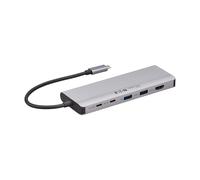Eaton Tripp Lite series USB4 Multi-Display Travel Dock - 8K or 4K/144 Hz Video, USB 3.2 Gen 2 (10 Gbps) Hub Ports, 100W PD Charging, HDR, 4:4:4, HDCP 2.3