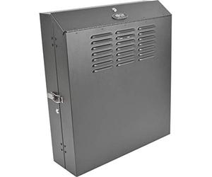 Eaton Tripp Lite SmartRack 4U Low-Profile Vertical-Mount Switch-Depth Wall-Mount Rack Enclosure Cabinet (Black) (SRWF4U)