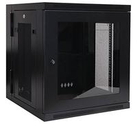 Eaton Tripp Lite SmartRack Serie Wall-Mount Rack Enclosure - SRW12USG - 12U Capacity, Hinged Access for Easy Maintenance, Lockable Acrylic-Window Door, Vented Steel for Airflow, Black (B003LD1U8Y)