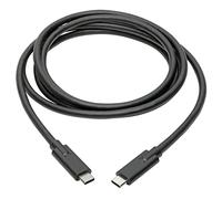 Eaton Tripp Lite USB-C Cable (M/M) - USB 3.2, Gen 1 (5 Gbps), 5A Rating, Thunderbolt 3 Compatible, 6 ft. (1.83 m) (U420-006-5A)