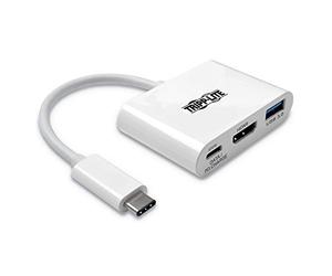 Eaton Tripp Lite USB-C to Gigabit Ethernet Adapter U436-06N-GB - 10/100/1000 Mbps, Thunderbolt 3 Compatible, Plug-and-Play, Reversible USB-C Connector, Black (B01I7RKTV2)