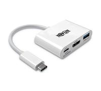 Tripp Lite U444-06N-H4U-C USB-C to HDMI 4K Adapter with USB-A Port and PD Chargi