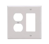 Eaton Wiring PJ826W Wall Plates, One Size, White
